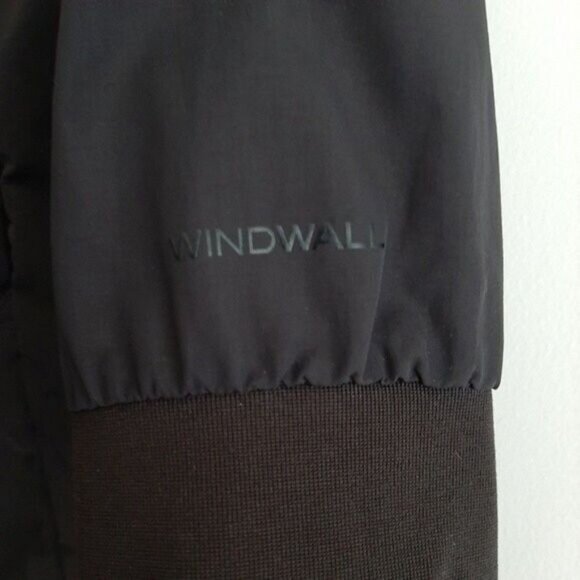 THE NORTH FACE Windwall Coat / Long Jacket Black Sz S - Picture 6 of 12